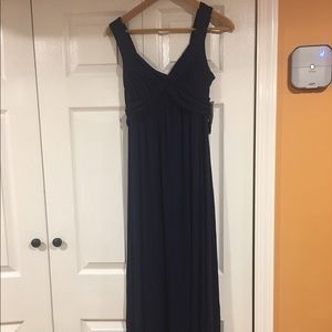 NWT dark blue maxi dress. New York and company.
